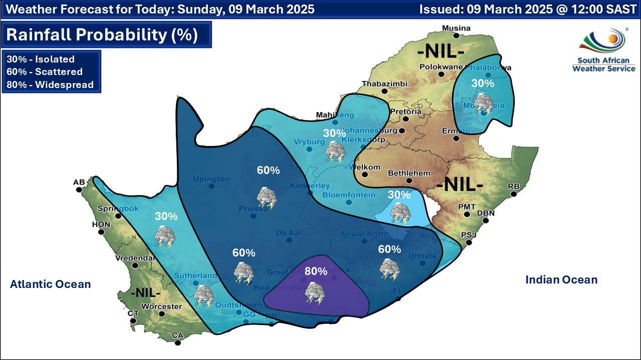 Severe thunderstorms with heavy rain and possible flooding on Sunday