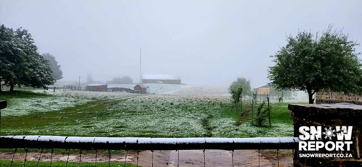 Snow on Naudes Nek Pass