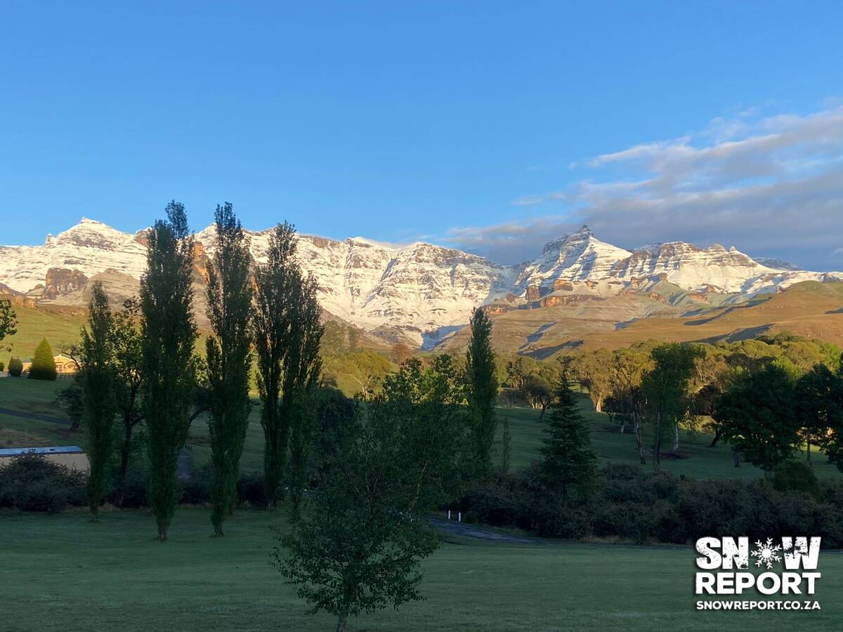 Snow in the Drakensberg