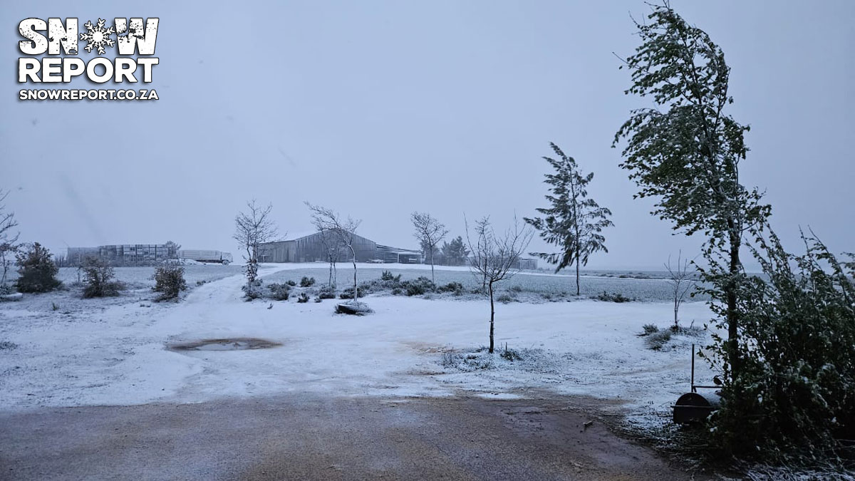 Low level snow at Matroosberg Reserve outside Ceres in the Western Cape